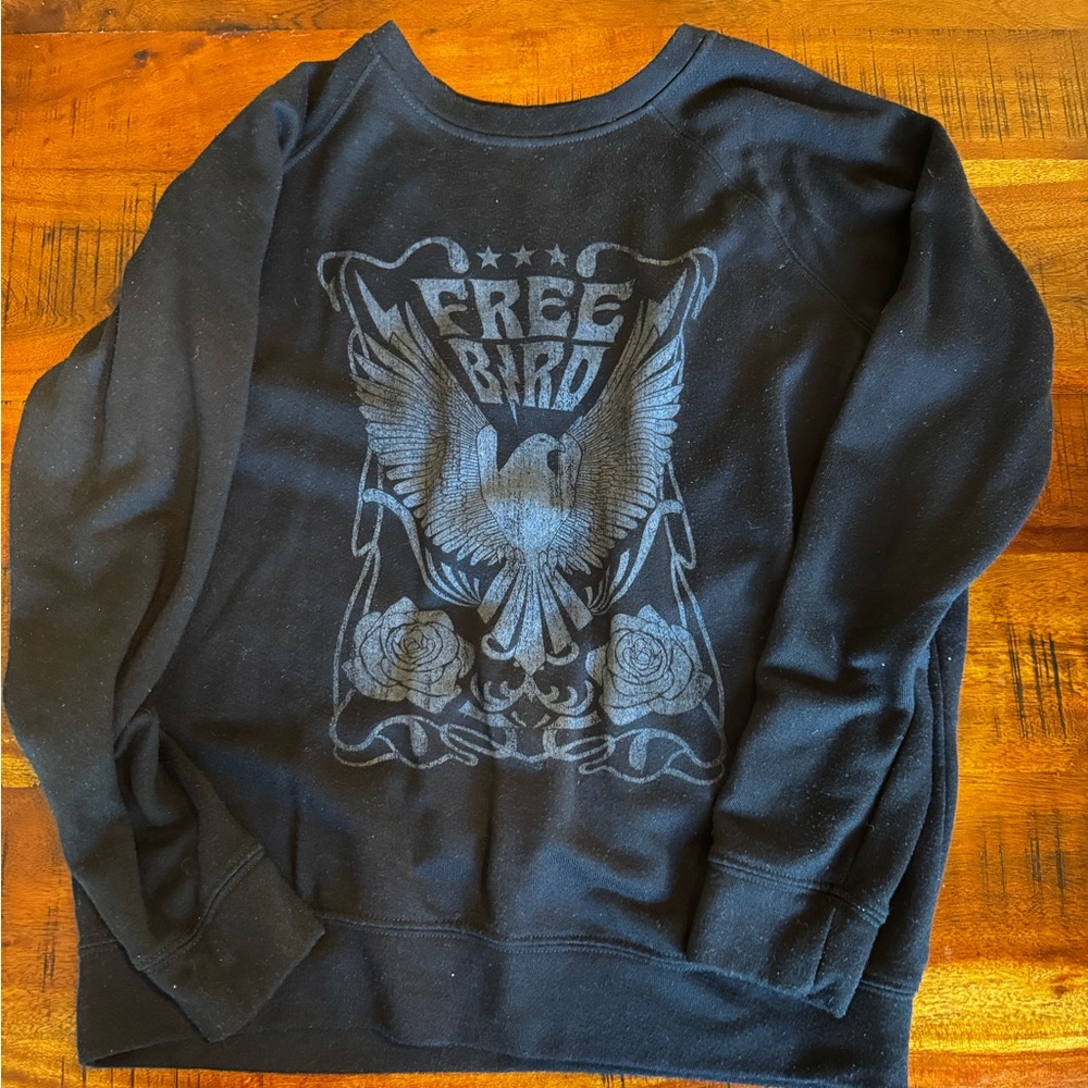 Altar'd State "FREE BIRD" Terry Long Sleeve Tee